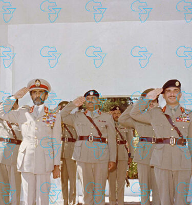 Emperor Haile Selassie I of Ethiopia and King Hussan of Jordan